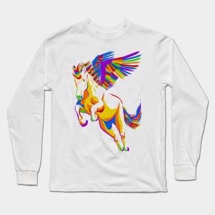 Rainbow Unicorn | LGBTQ Pride Design Long Sleeve T-Shirt